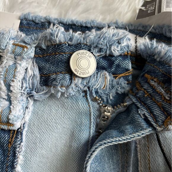 Rue 21 Jean Shorts High Rise New Womens Size 5 - Picture 3 of 8